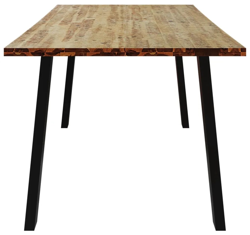 Mesa de jantar 150x90x75 cm madeira de acácia maciça