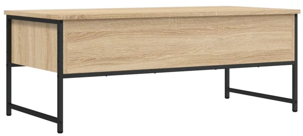 Mesa de centro 101x49x39,5 cm derivados madeira carvalho sonoma