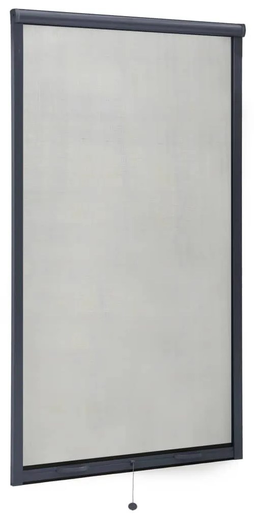 148740 vidaXL Tela anti-insetos de descer para janelas 90x170 cm antracite