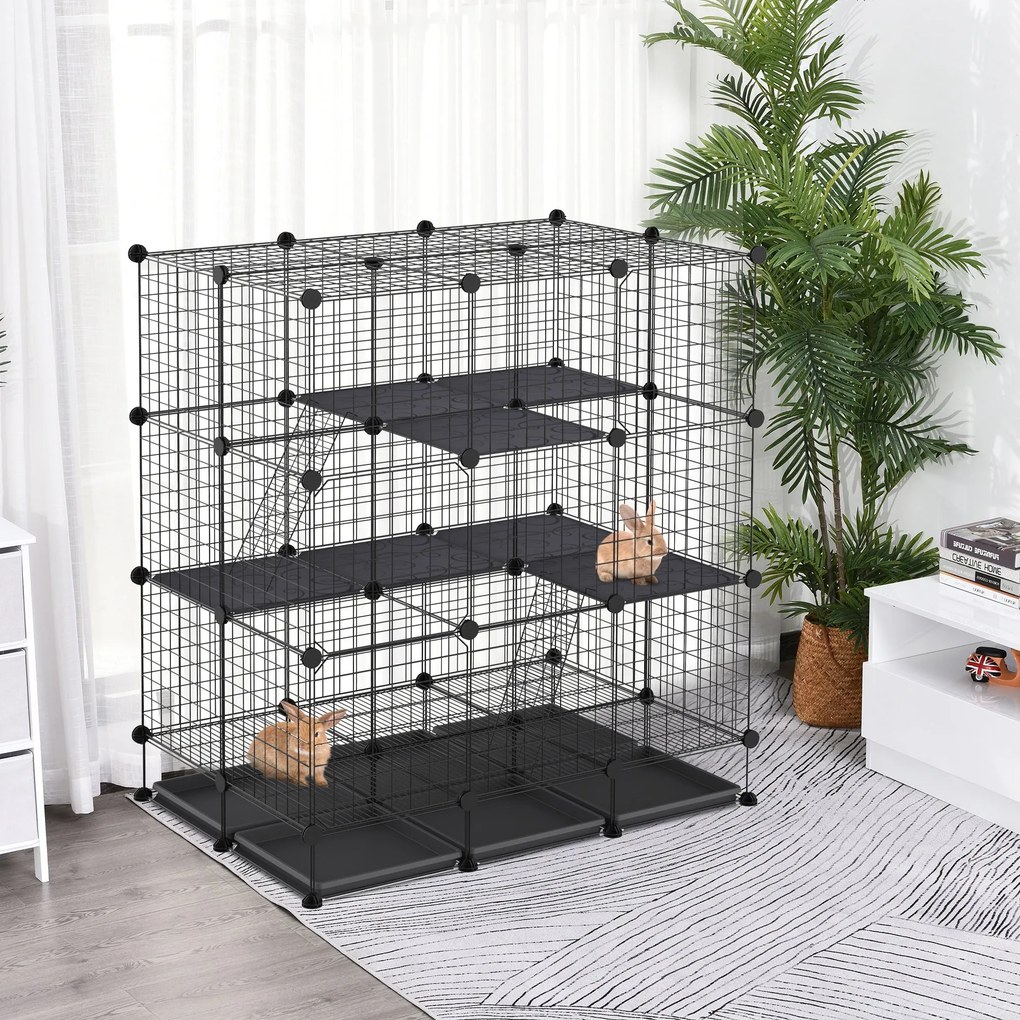 Recinto Metálico para Animais de Estimação DIY Recinto para Pequenos A