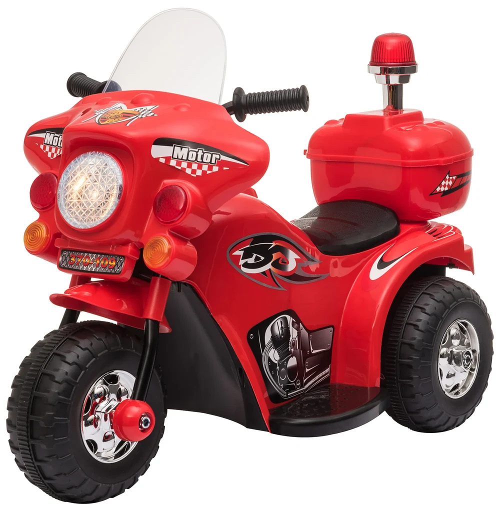 Moto Eletrica Infantil Com Bau