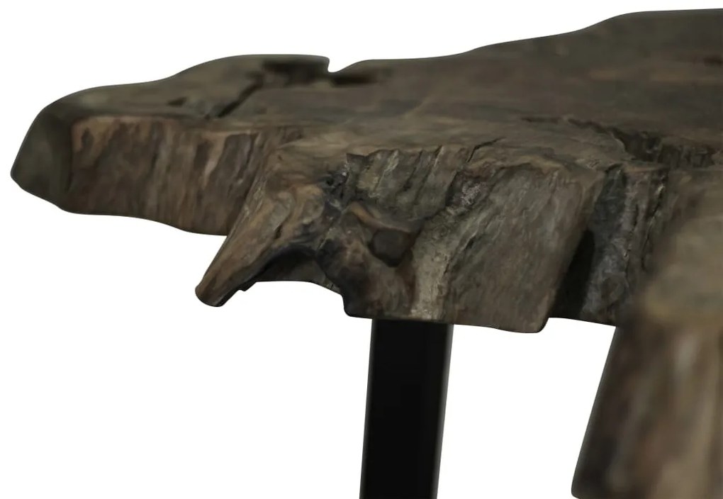Mesa de centro em madeira de teca genuína 80x70x38 cm