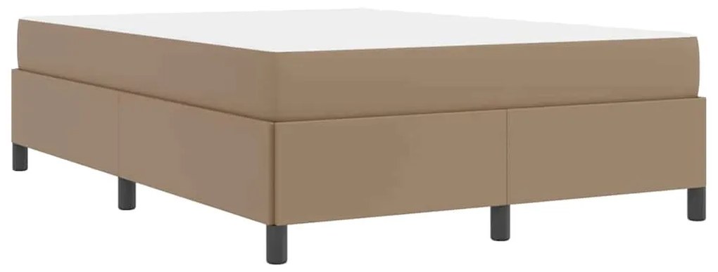 Estrutura de cama com colchão Cappuccino 140 x 190 cm