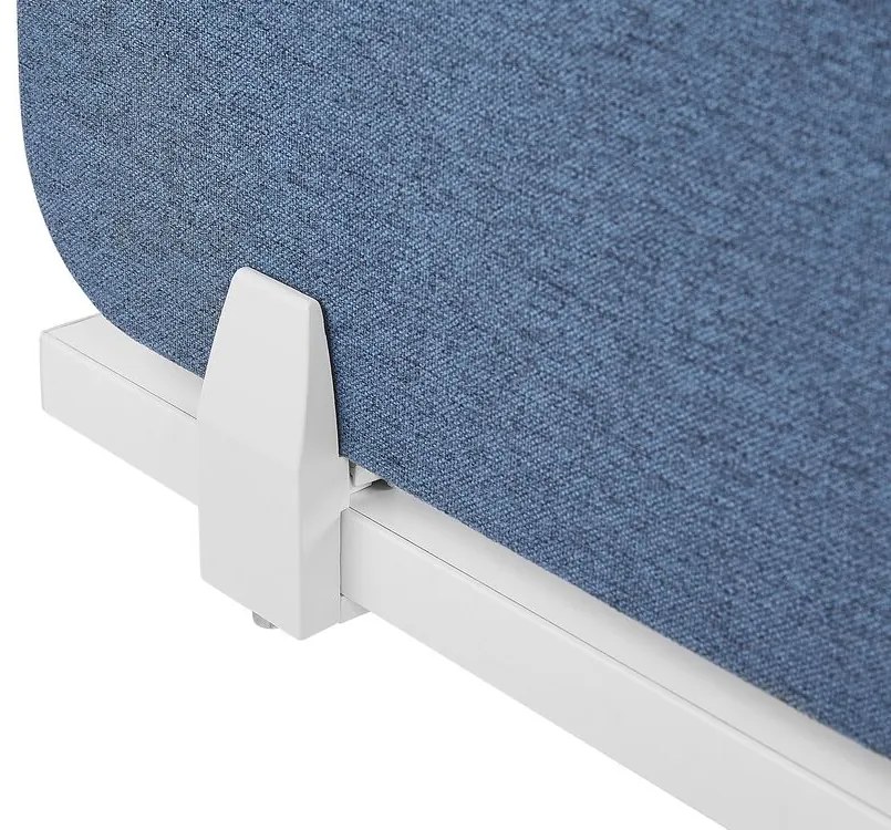 Painel divisor de secretária azul 80 x 40 cm WALLY Beliani