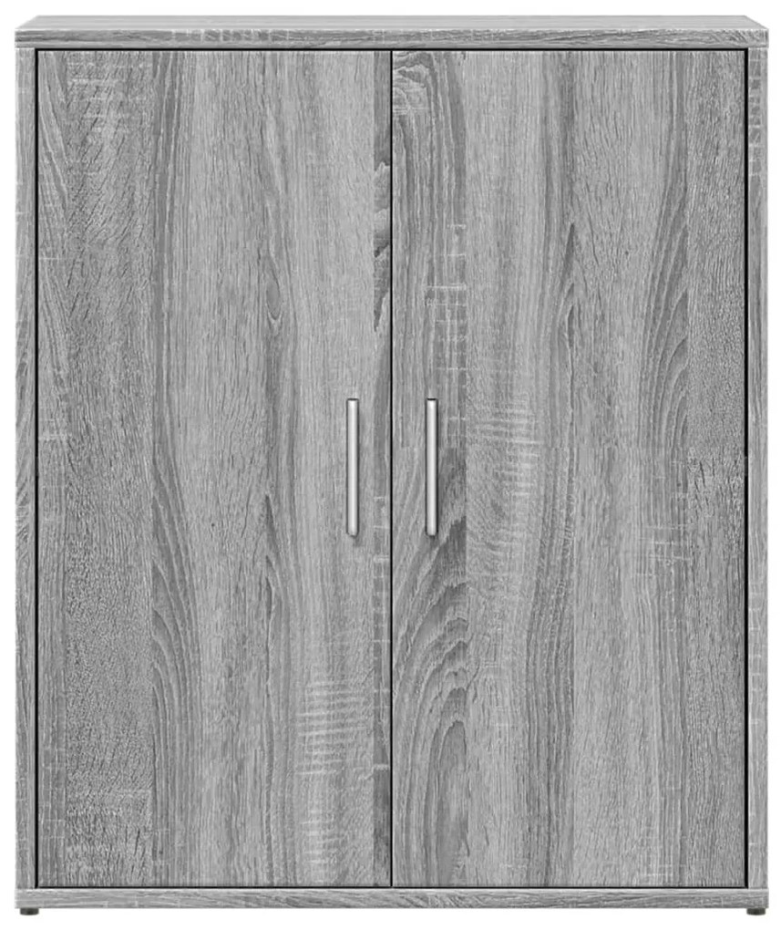 Aparadores 2 pcs 60x31x70 cm derivados madeira cinzento sonoma