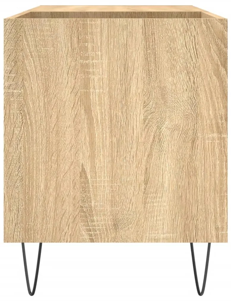 Armário p/ discos 85x38x48 cm deriv. madeira carvalho sonoma