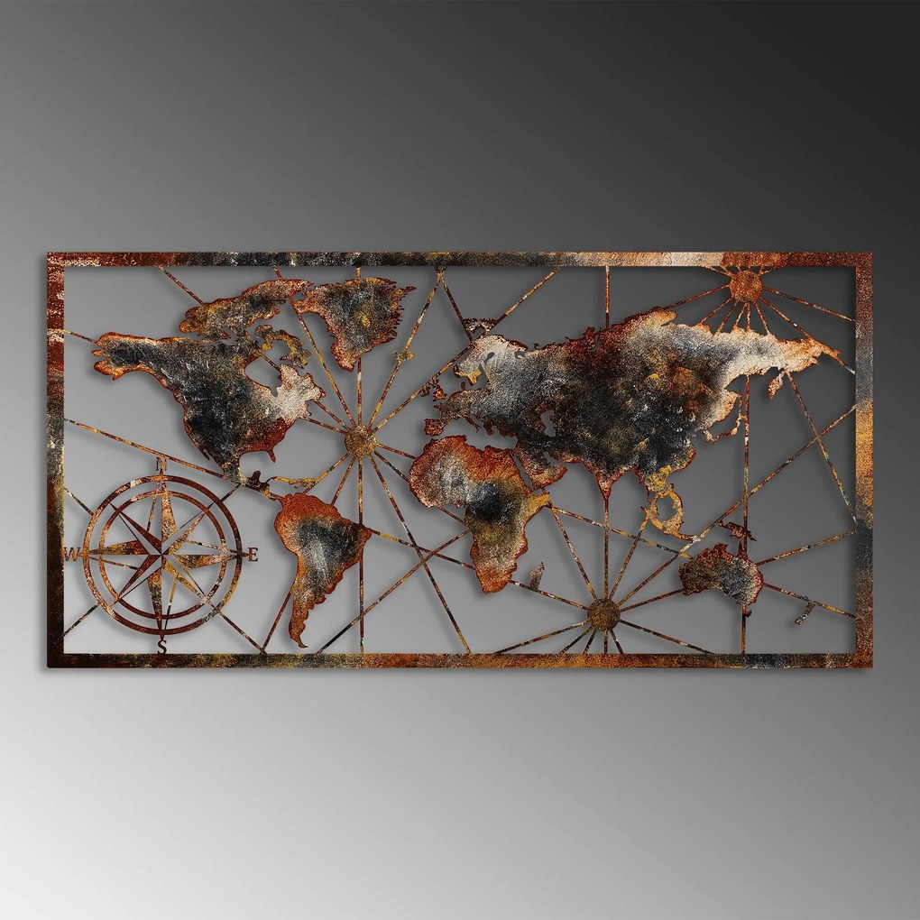 Acessório Decorativo de Parede Bys-132 – Multicolor – 120 cm x 60 cm
