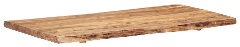 Tampo de mesa 118x(50-60)x3,8 cm madeira de acácia maciça
