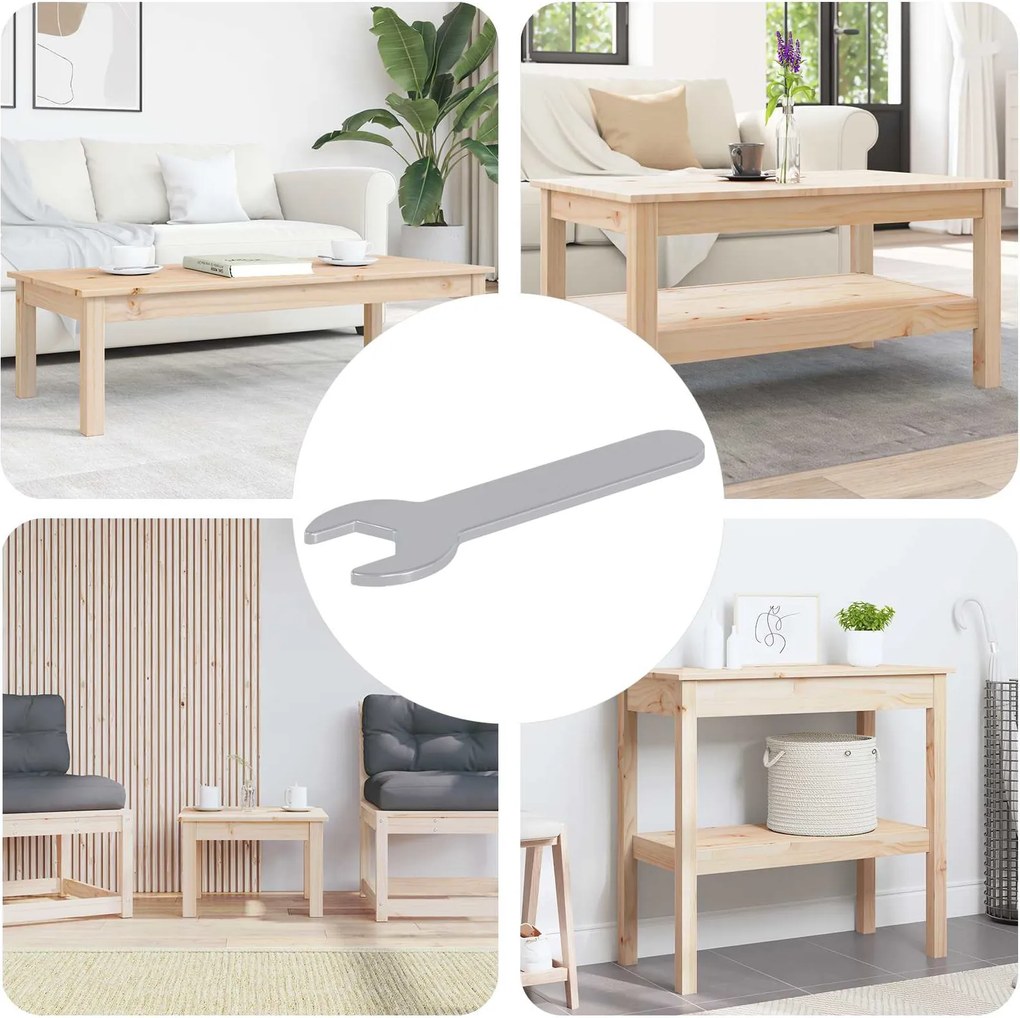 vidaXL Chave 12 pcs Prateado 13 mm Ferro