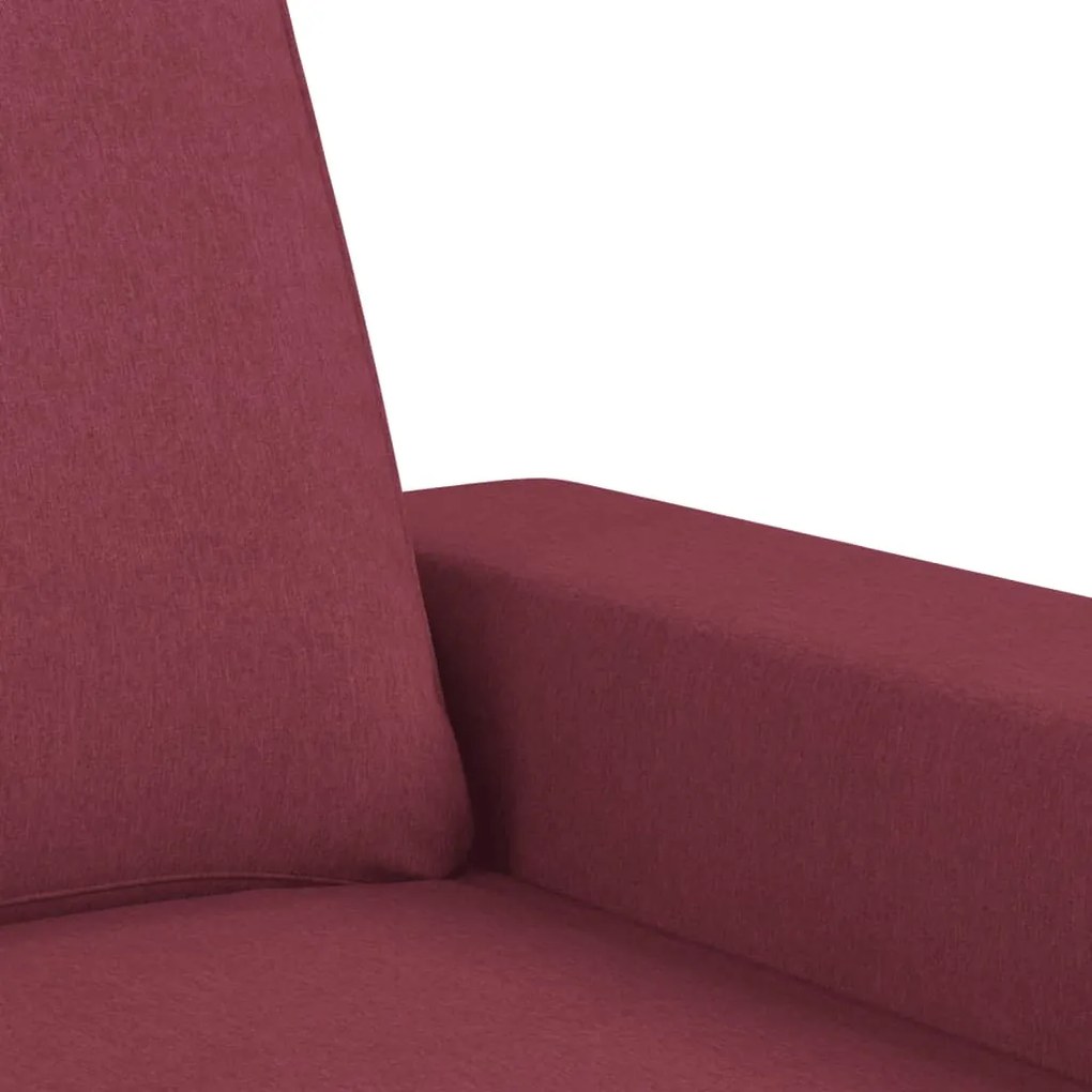 Poltrona 60 cm tecido vermelho tinto