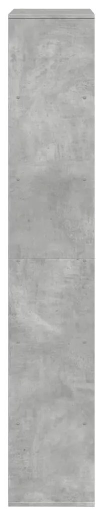 Estante 100x33x187,5 cm derivados de madeira cinzento cimento