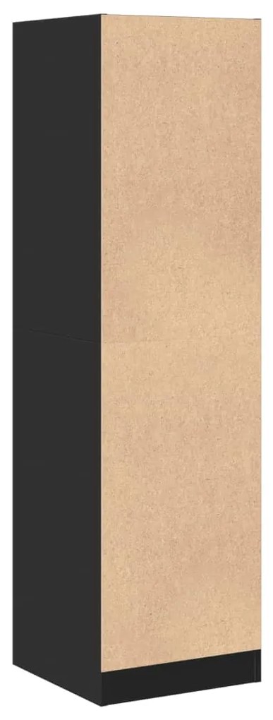 Armário boticário 40x41x144,5 cm derivados de madeira preto