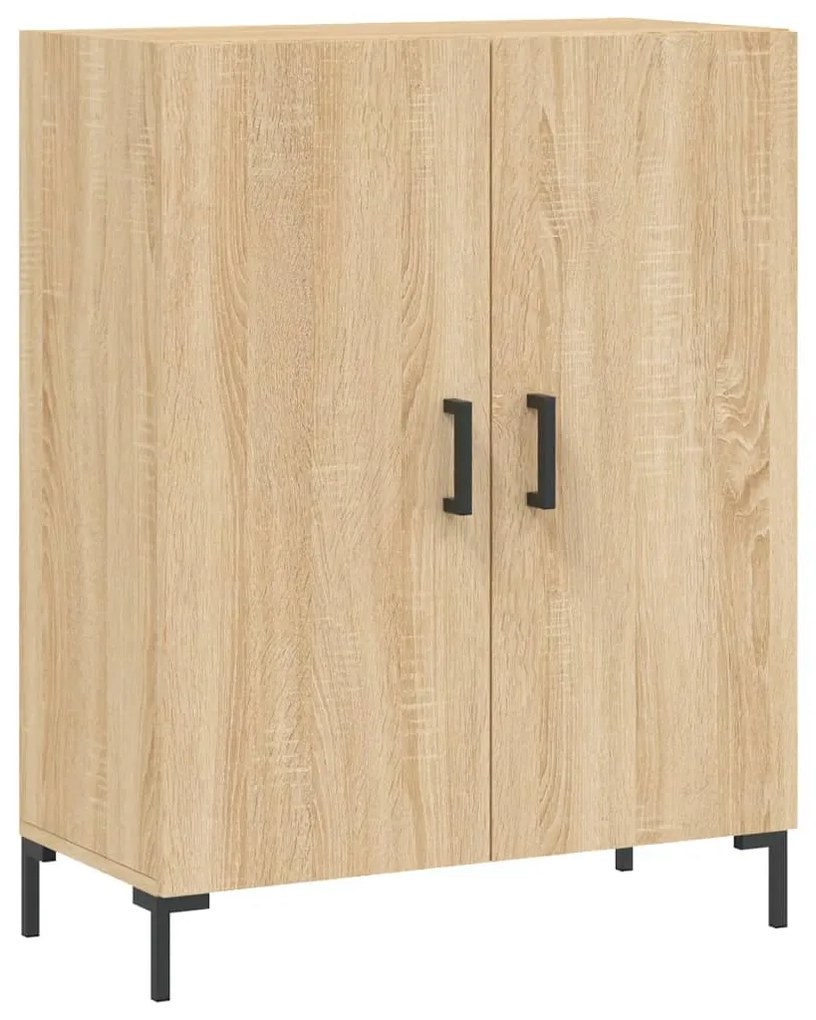 Armário alto 69,5x34x180 cm derivados de madeira cor sonoma