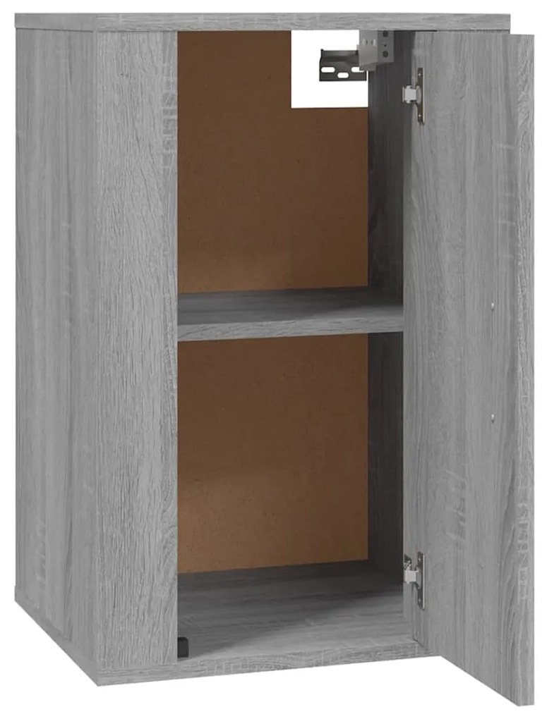 Móvel de TV de parede 40x34,5x60 cm cinzento sonoma