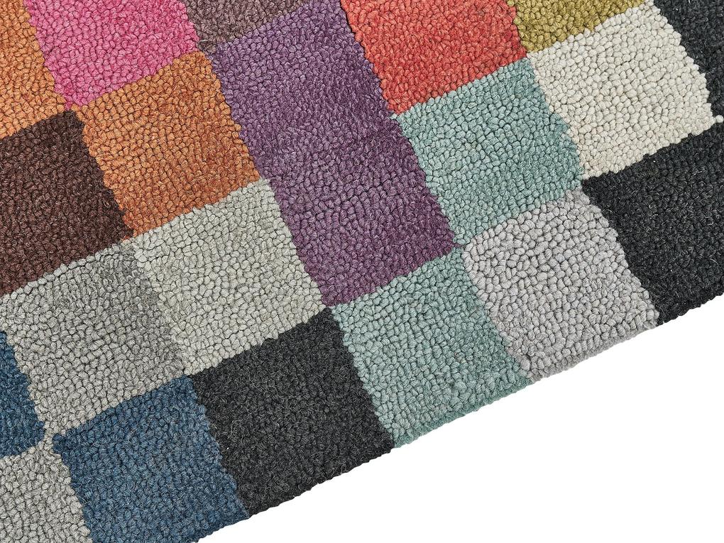 Tapete de lã multicolor 200 x 200 cm KANDIRA Beliani
