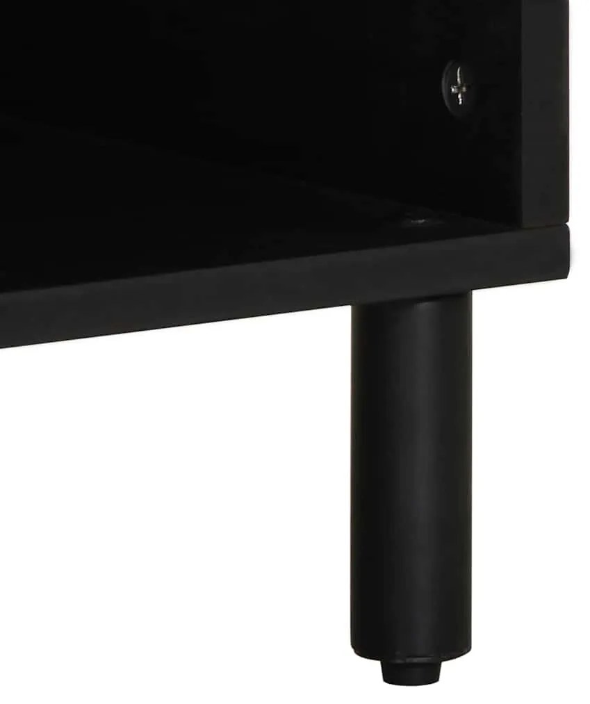 Armário para TV vidaXL 100x33,5x46 cm Madeira Maciça de Acácia