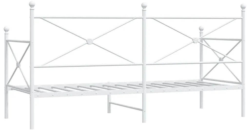 Cama de Dia sem Colchão 80x200 cm aço branco