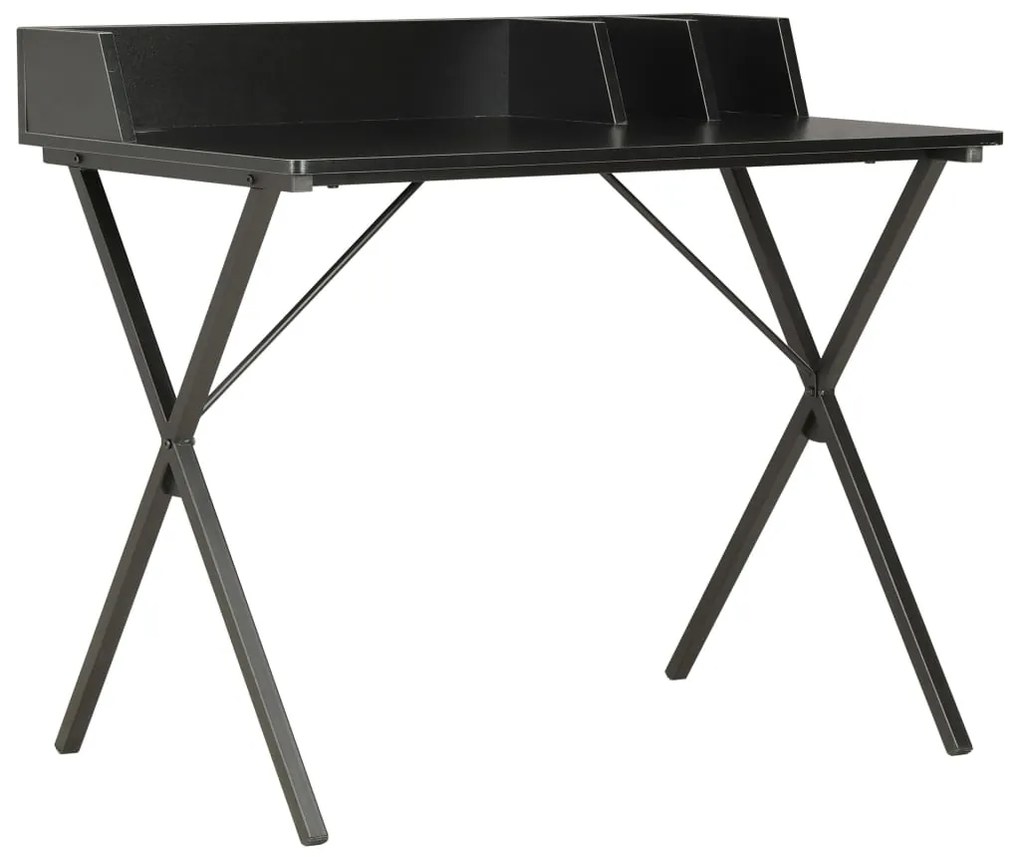 20276 vidaXL Secretária 80x50x84 cm preto