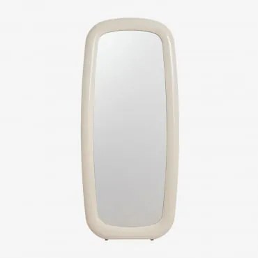 Espelho De Pé 80x180 Cm Em Mdf Heras Tapioca Bege - Sklum