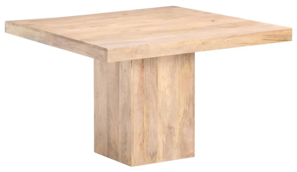 Mesa de jantar 120x120x77 cm madeira de mangueira maciça