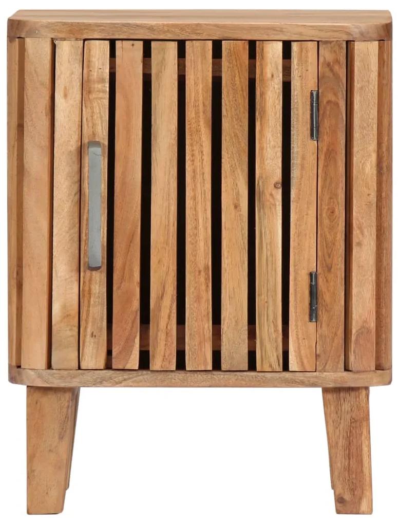Mesa de cabeceira 40x30x50 cm madeira acácia maciça