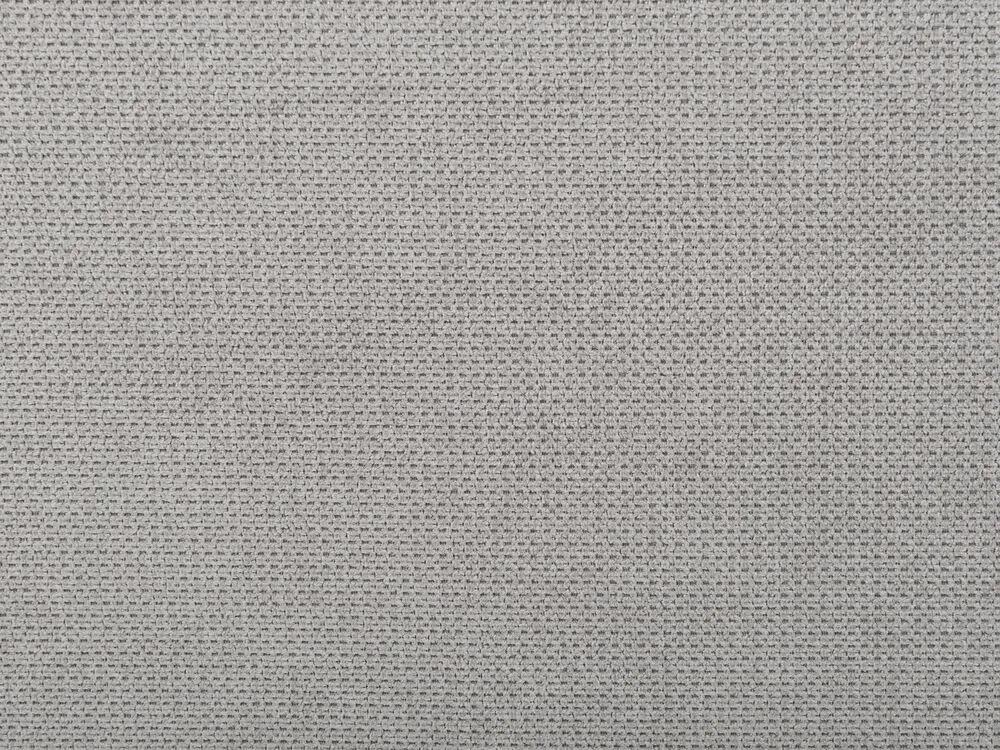 Cama de casal em tecido cinzento claro 180 x 200 cm VALOGNES Beliani