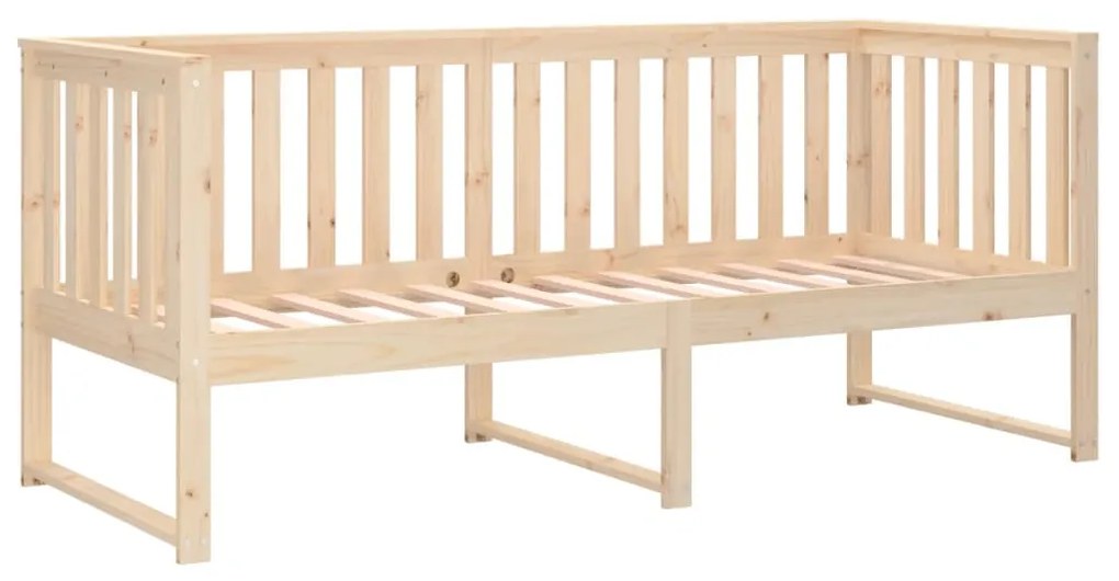 Espreguiçadeira sem colchão 75x190 cm pinho de madeira maciça