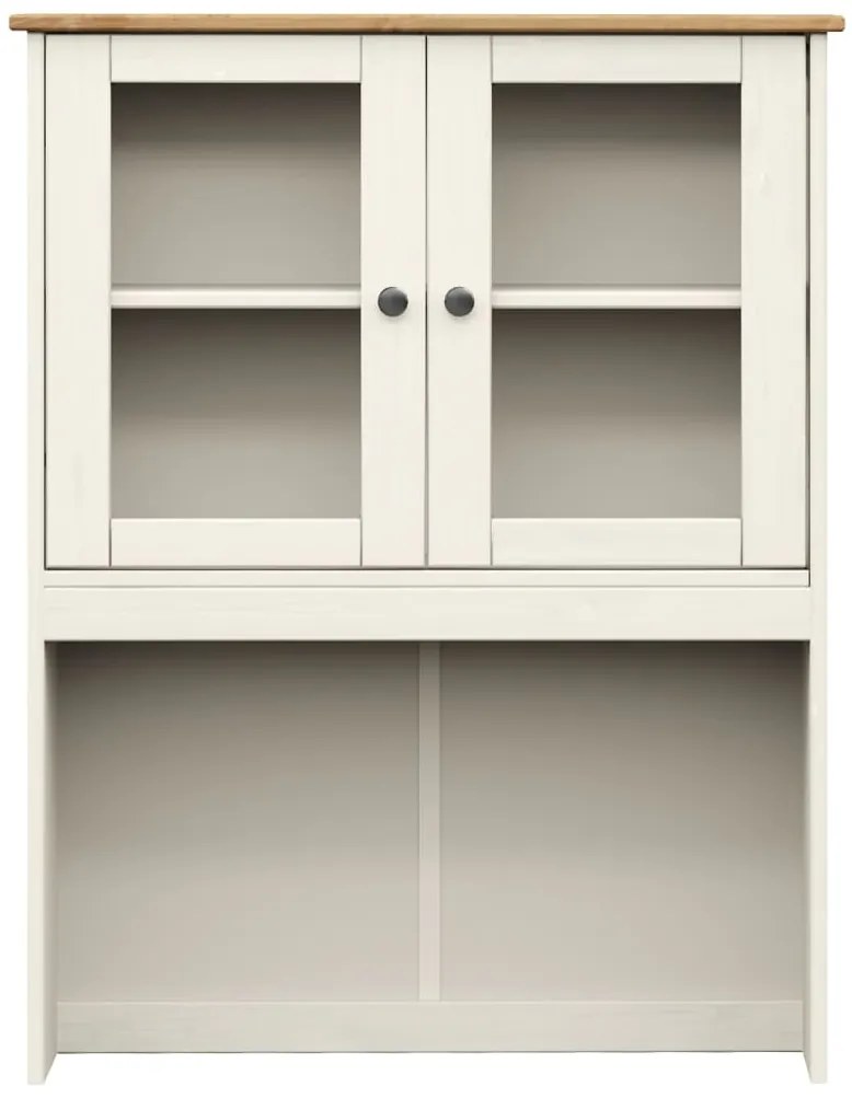 Topo de aparador VIGO 78x30x100 cm madeira pinho maciça branco