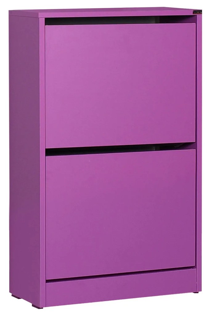 Sapateira "Vivid" - 51 x 84 x 26 cm - Roxo - Design Moderno