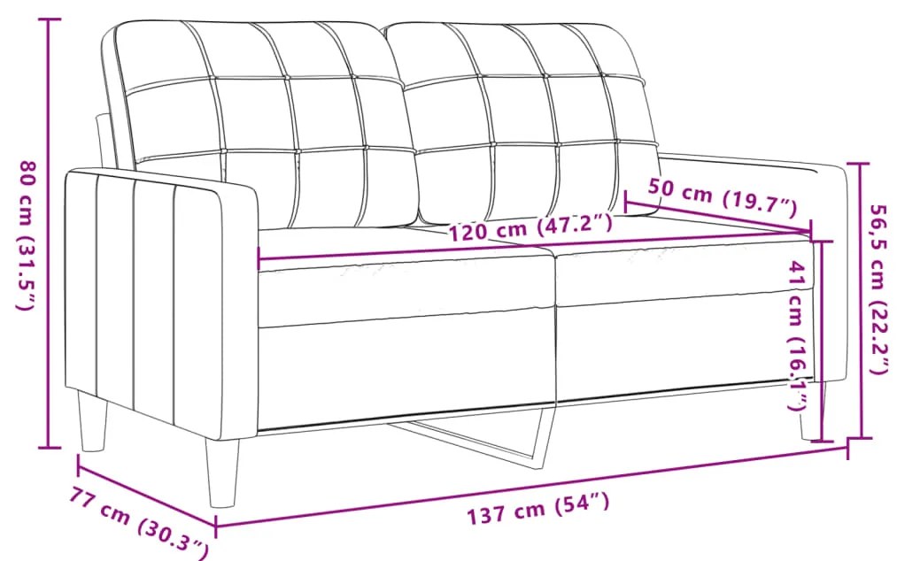 2 pcs conjunto de sofás com almofadões veludo cinzento-escuro