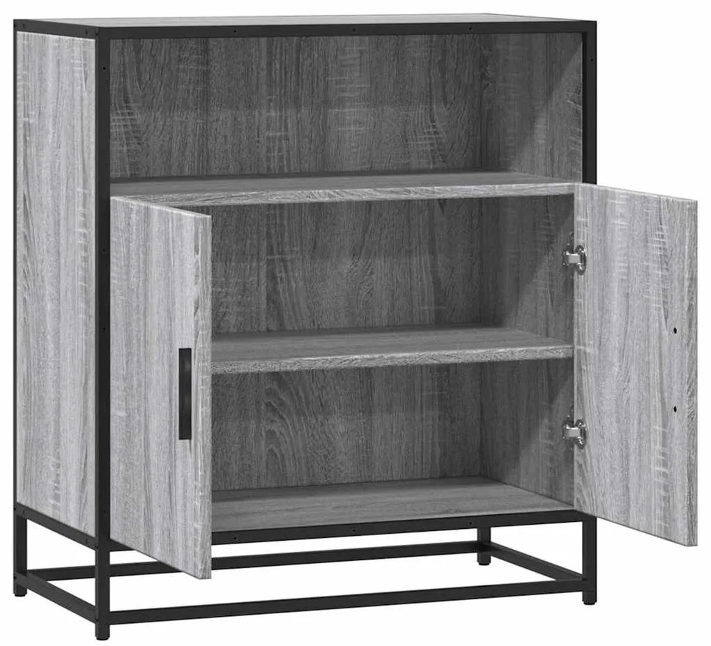 Aparador 68x35x76 cm deriv. de madeira cinzento sonoma
