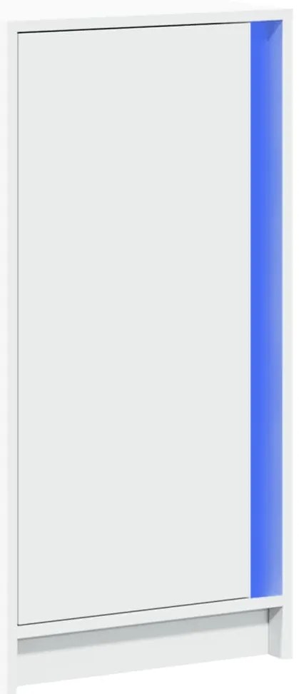 Aparador c/ luzes LED 42,5x34x85 cm derivados de madeira branco
