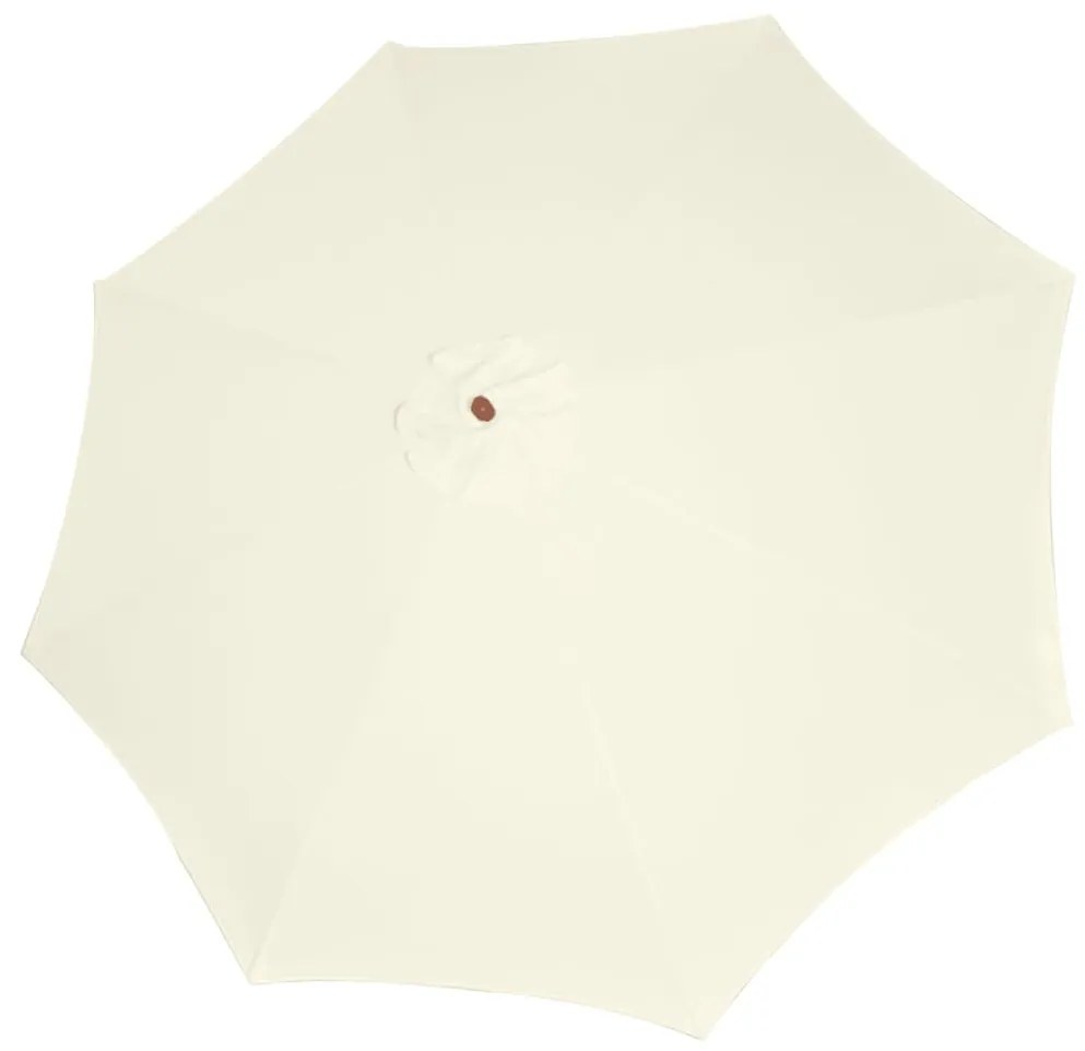 Guarda-sol 300x258 cm branco areia