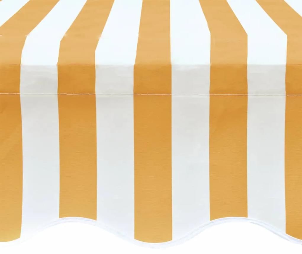 Lona toldo 4x3m (sem estrutura/caixa) amarelo girassol/branco