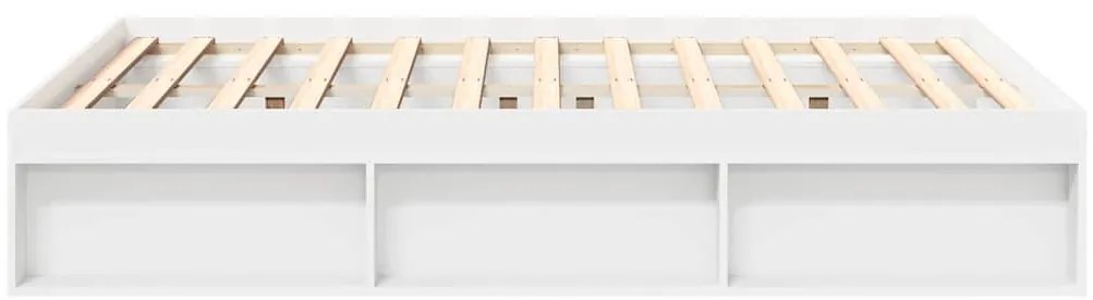 Estrutura de cama de casal 135x190 cm branco
