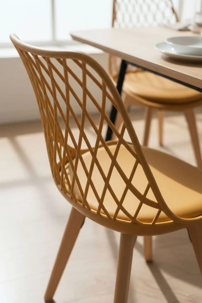 Pack 4 Cadeiras Mima - Mostarda