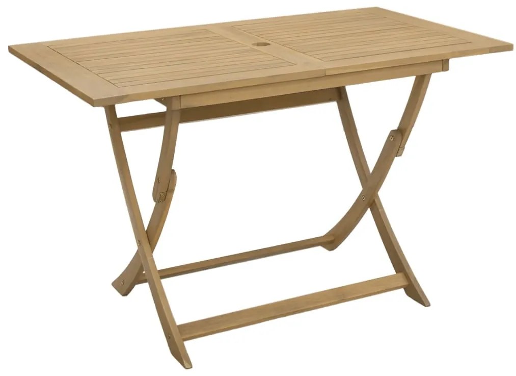 Conjunto de jantar p/ jardim 5 pcs madeira de acácia maciça