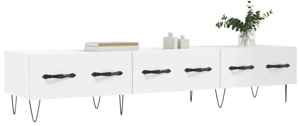 Móvel de TV 150x36x30 cm derivados de madeira branco