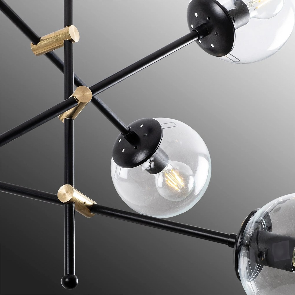 Chandelier Martı – Preto – 82 cm x 76 cm