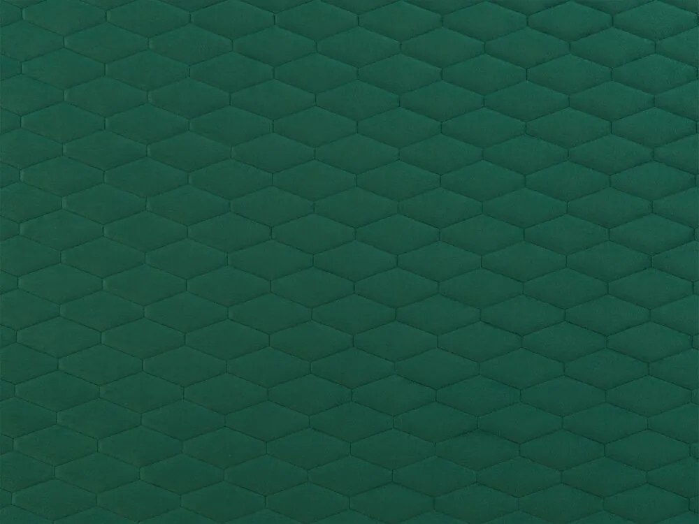 Cama de solteiro em veludo verde 90 x 200 cm BAYONNE Beliani