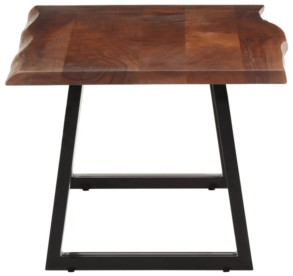 Mesa de centro 110x55x40 cm acácia maciça castanho-mel