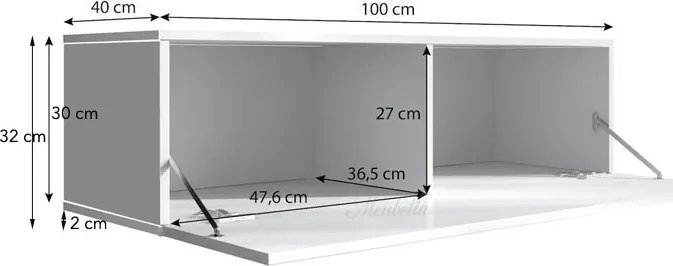 Conjunto de Móveis de Sala A-dos-Cunhados – 1,6 m – Modular em Branco