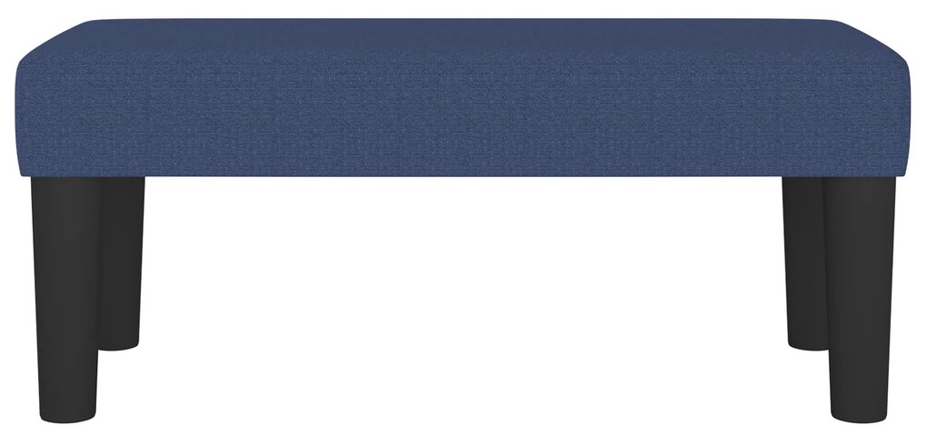 Banco 70x30x30 cm tecido azul