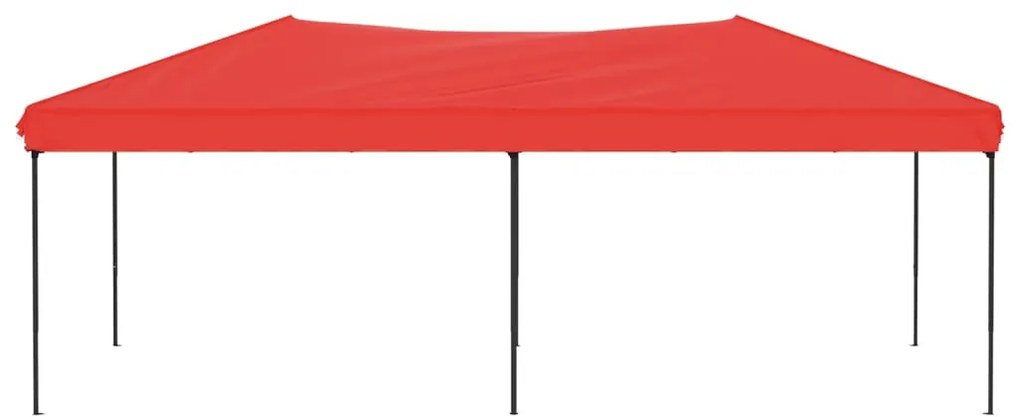 Tenda para festas dobrável 3x6 m vermelho