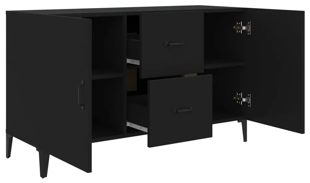 Aparador 100x36x60 cm derivados de madeira preto