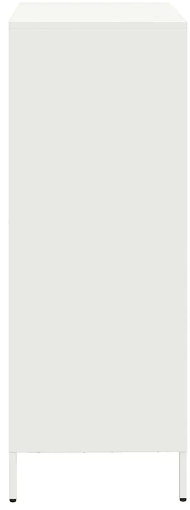 Móvel alto 68x39x103,5 cm aço branco