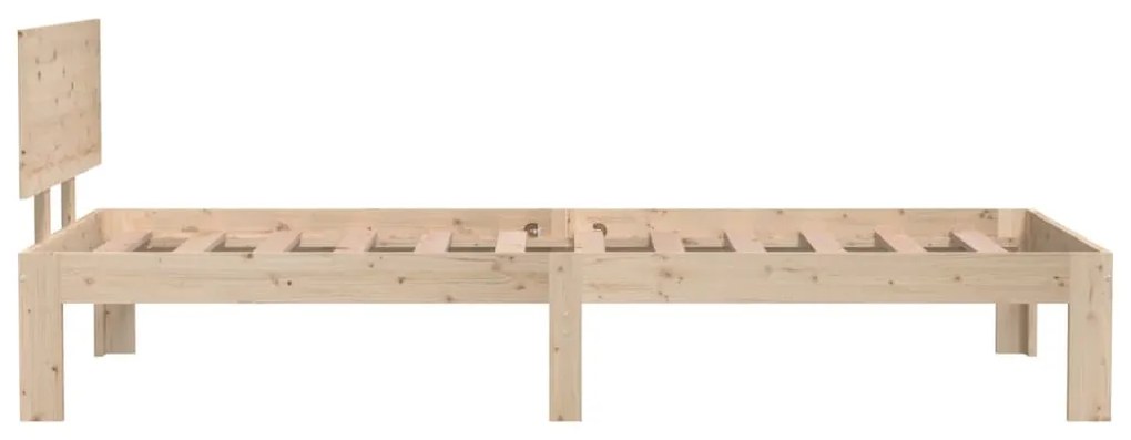 Estrutura cama pequena solteiro 75x190 cm madeira maciça
