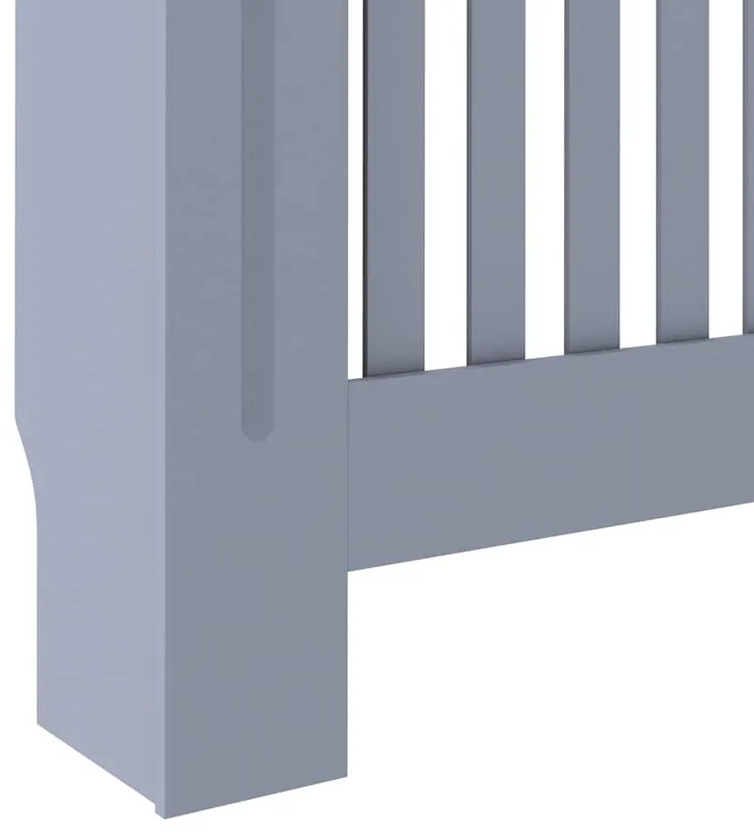 Cobertura de radiador 152x19x81,5 cm MDF antracite