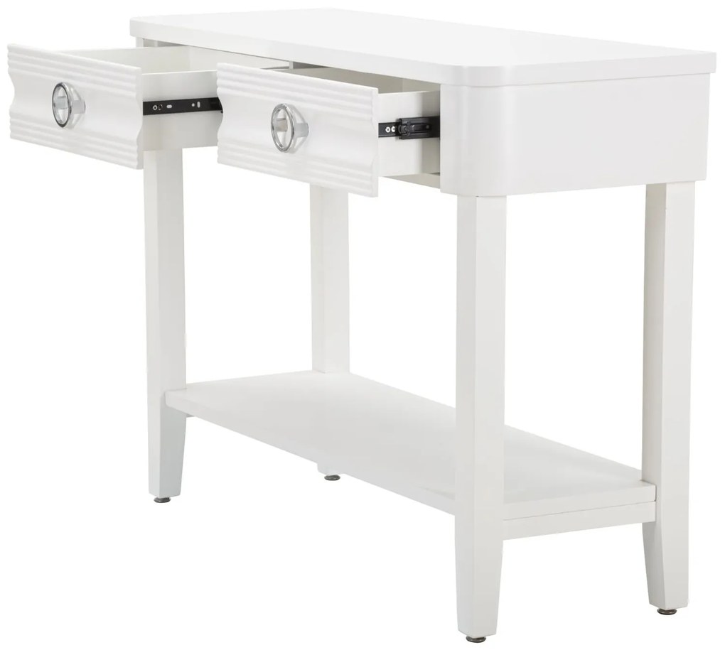 MESA CONSOLA SHINE 110X40X82 CM BRANCO