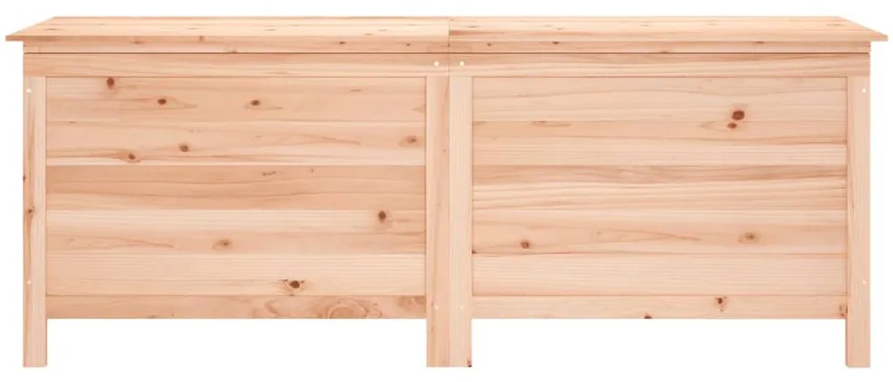 Caixa de arrumação para jardim 150x50x56,5 cm abeto maciço